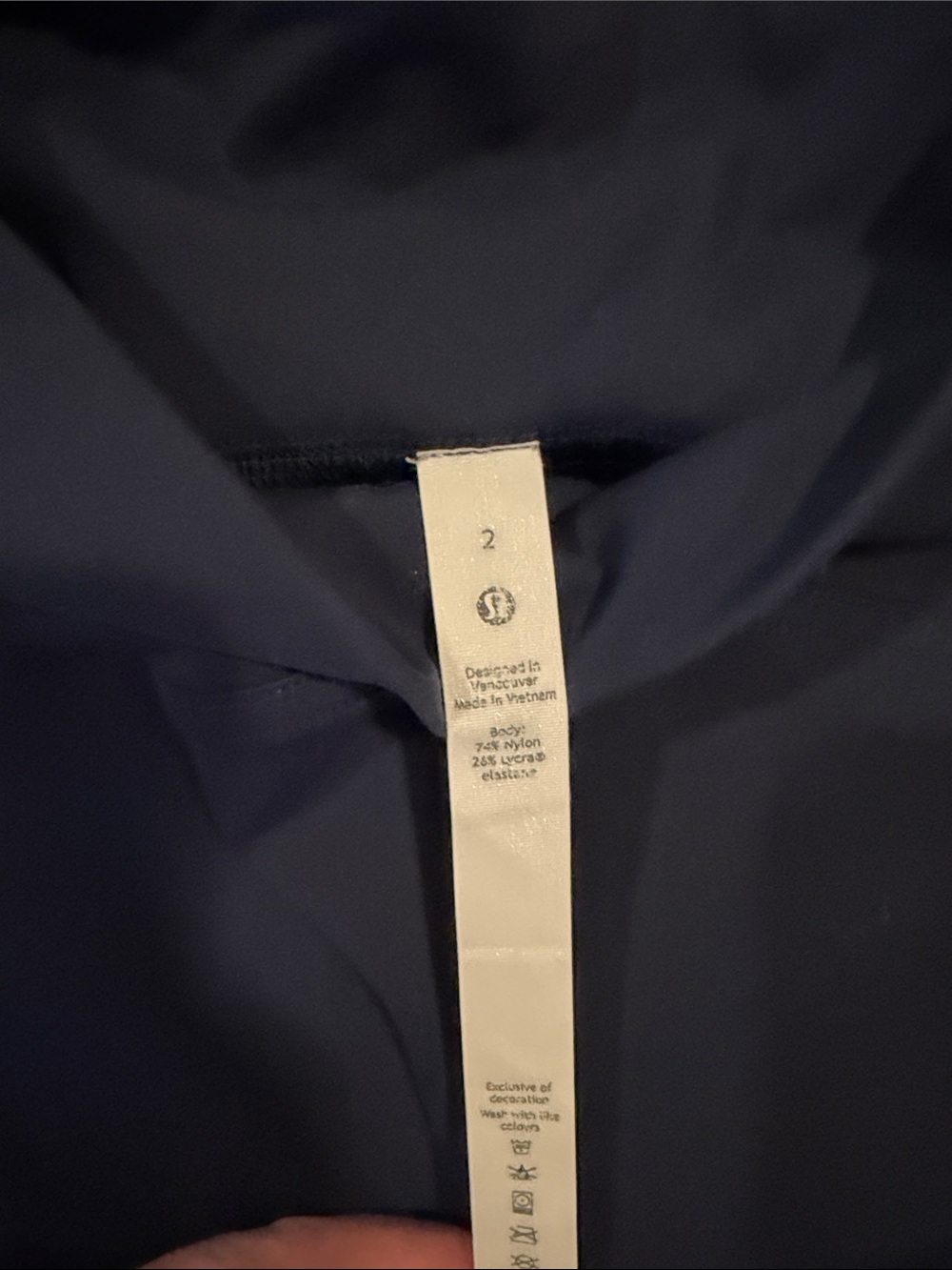 lululemon athletica Navy High-Rise Leggings 25” inseam - Picture 3 of 5